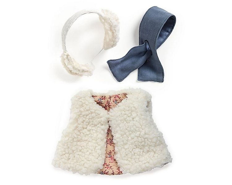 DJECO Puppenkleidung Pomea Set Moumoute für Puppen 28-34 cm Weste, Ohrensch günstig online kaufen