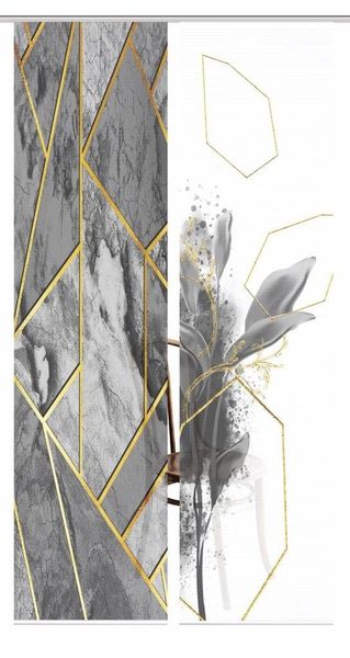 HOME in green Schiebegardine "SIGNUM" Paneelwagen 2 Stk. tlg. SET DIGITALDR günstig online kaufen