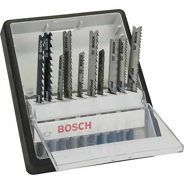 Bosch Stichsägeblatt-Set Pro Robust Line T-Schaft Wood and Metal 10-teilig günstig online kaufen