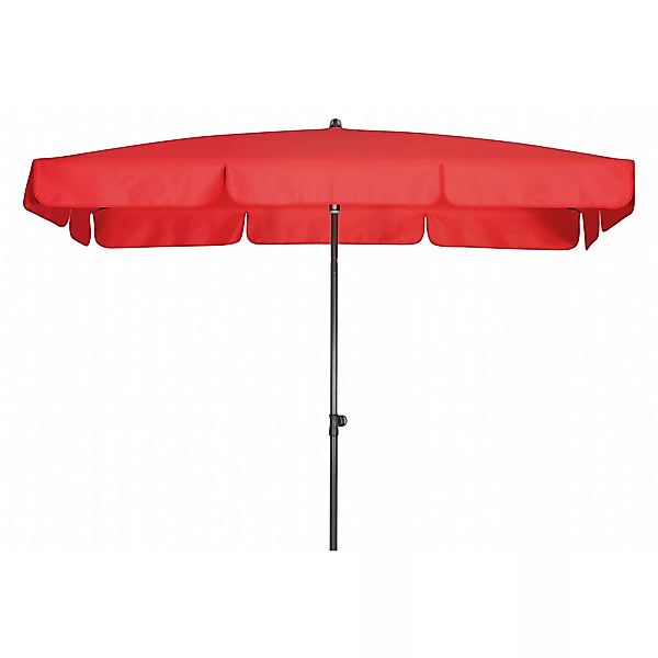 Doppler Balkonschirm Sunline Waterproof Neo 225 cm x 120 cm Rot günstig online kaufen