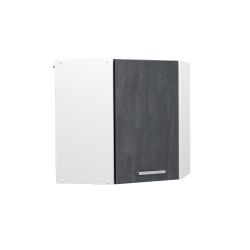 Vicco Eckhängeschrank R-Line, Schwarz Beton/Weiß, 57 günstig online kaufen