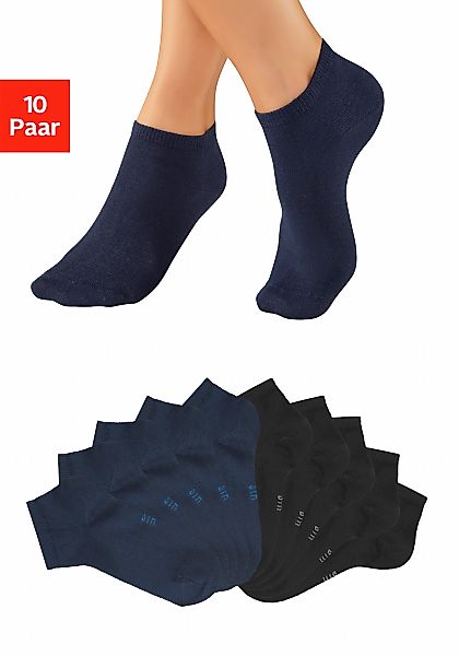 H.I.S Kurzsocken Packung, 10 Paar tlg. mit verstärkter Ferse und Spitze günstig online kaufen