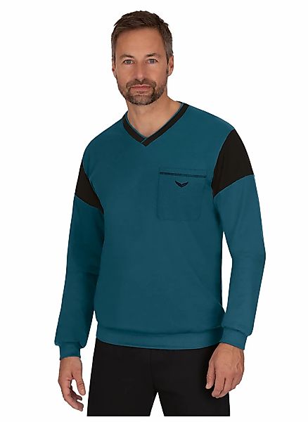 Trigema Schlafanzug "TRIGEMA Modisches Schlafanzugoberteil mit Brusttasche" günstig online kaufen
