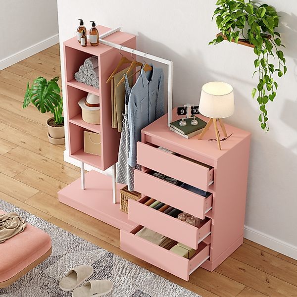 HAUSS SPOLE Garderobenschrank Kleiderschrank-Set Schubladenschrank mit günstig online kaufen