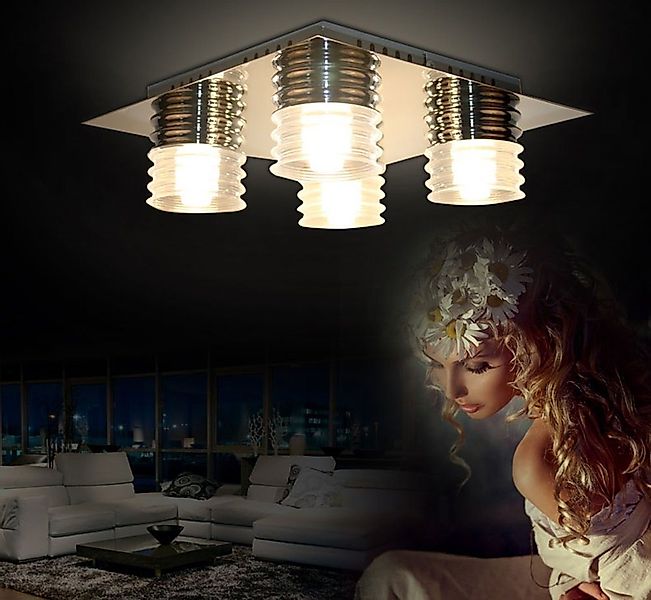 Euroton LED Deckenleuchte LED Deckenleuchte Deckenstrahler Deckenspots Pend günstig online kaufen