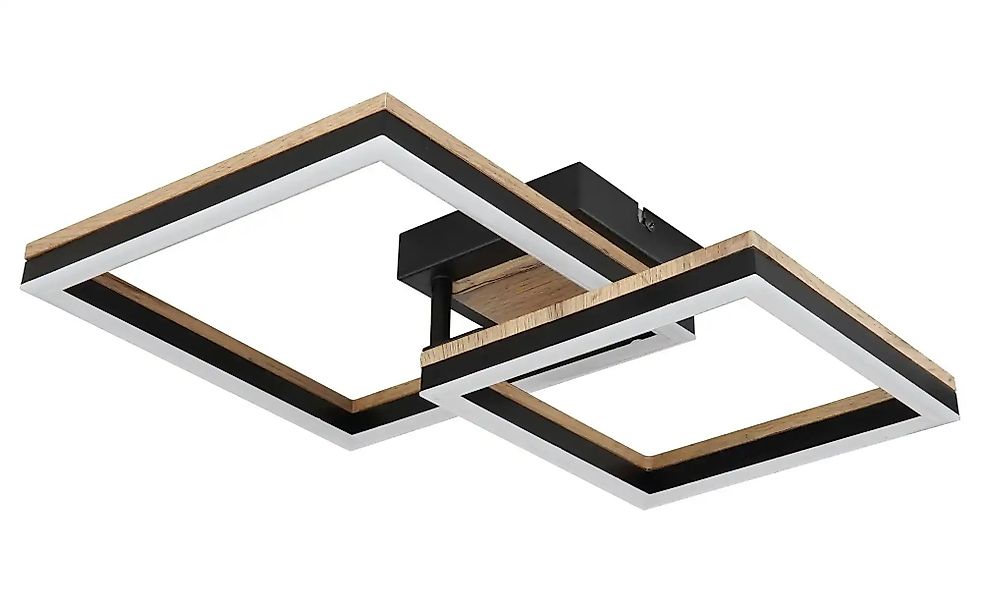 Globo Lighting Deckenleuchte   ¦ schwarz ¦ Maße (cm): B: 49 H: 9,3 T: 38.0 günstig online kaufen