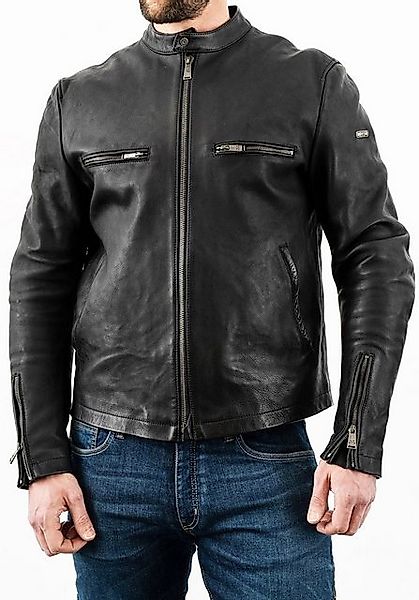 Rokker Motorradjacke Commander Motorrad Lederjacke günstig online kaufen