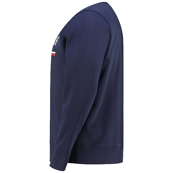 Gant Sweatshirt mit Label-Print Farbe dunkelblau Größe: 5XL günstig online kaufen