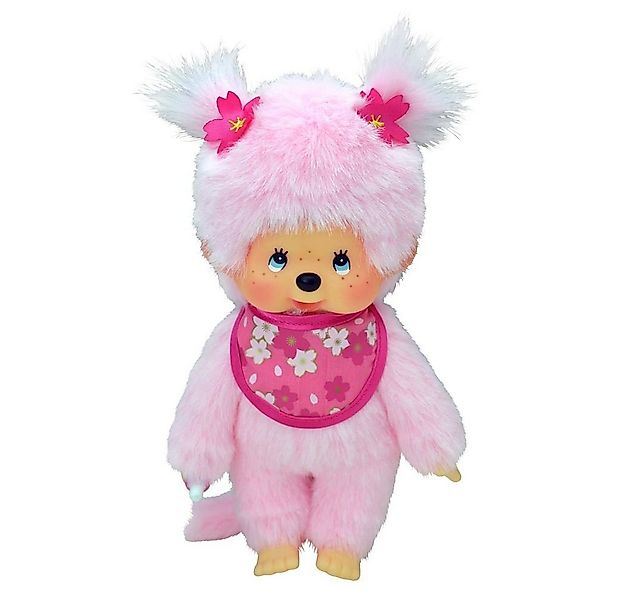 Monchhichi Plüschfigur Kirschblüten-Mädchen 20 cm Monchhichi Puppe mit rosa günstig online kaufen