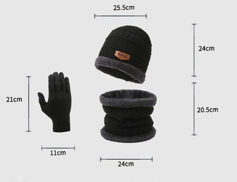 XDeer Halswärmer 3-teiliges Set Herren Winterschal günstig online kaufen
