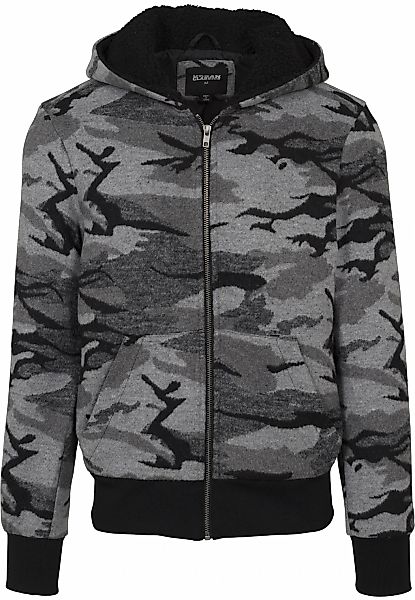 URBAN CLASSICS Winterjacke "Urban Classics Herren Camo Zip Jacket" 1 Stk. t günstig online kaufen