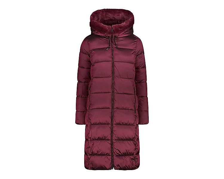 CMP Wintermantel Coat Fix Hood (Glanzeffekt, warm) rubinrot Damen günstig online kaufen