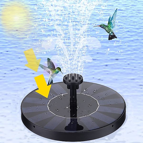 BlingBin Springbrunnenpumpe Solarbrunnen Garten Wasserpumpe Schwimmender günstig online kaufen