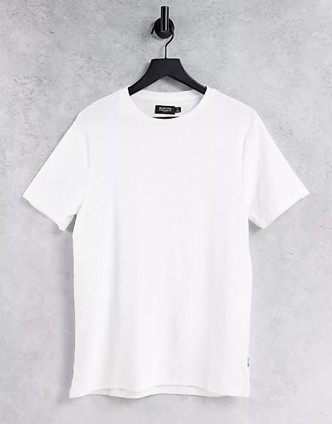 Burton ‑ Kurzärmliges T-Shirt mit Waffelstruktur in Weiß günstig online kaufen
