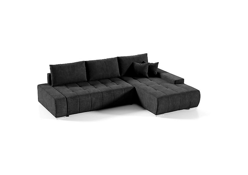 Beautysofa Ecksofa Draco L mit Schlaffunktion, in pflegeleichten Stoffen, B günstig online kaufen