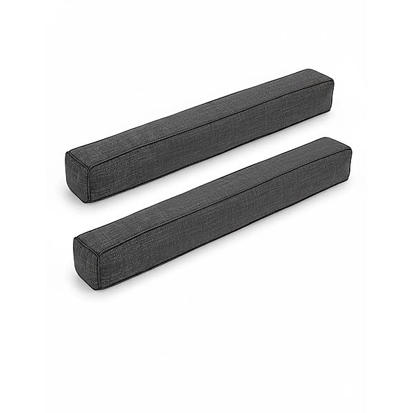 Beautissu Levante MM Zugluftstopper 6,5x80cm Dunkelgrau 2tlg günstig online kaufen