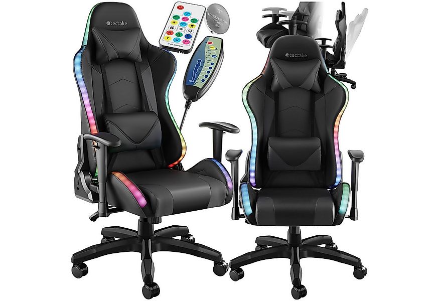 tectake Gaming-Stuhl Gamingstuhl (Set, 1 St), Verstellbare Rückenlehne und günstig online kaufen