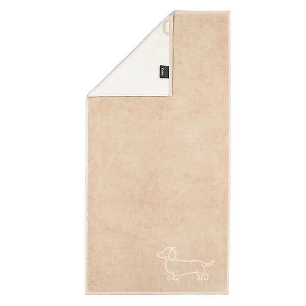 Cawö Handtücher WE LOVE DOGS Companion 6248 - Farbe: Natur-Beige - 33 - Dus günstig online kaufen