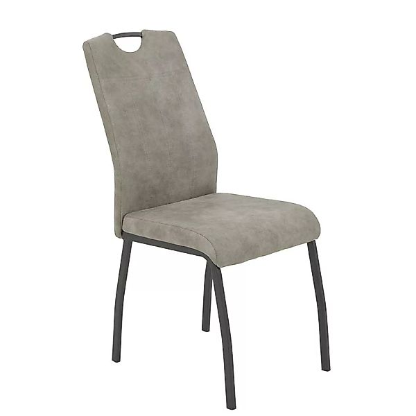 Esstisch Stühle mit Griff Gestell aus Metall (Set) günstig online kaufen