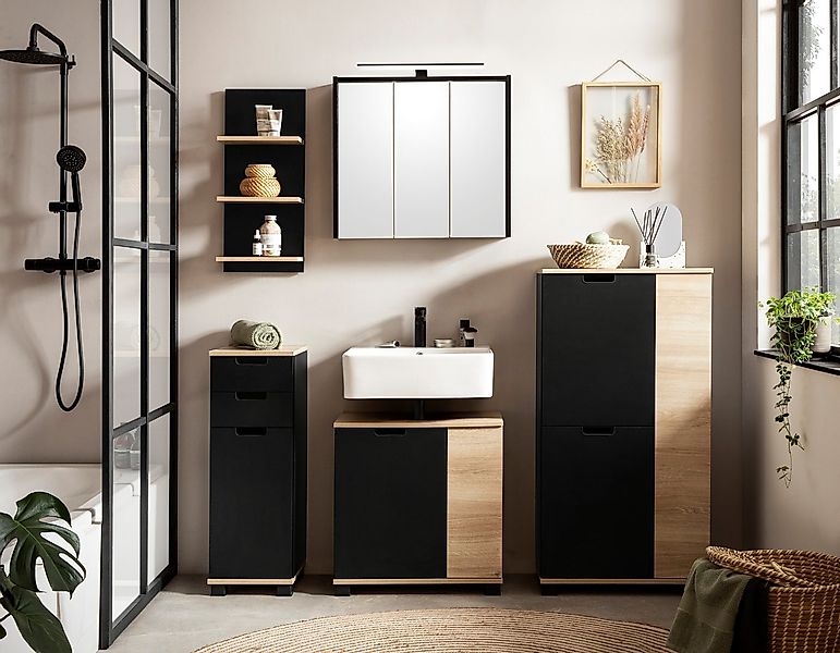 Schildmeyer Waschbeckenunterschrank Emmik, Breite 59 cm Made in Germany günstig online kaufen