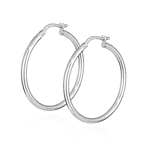 NKlaus Klappcreolen Paar 30mm Creolen 925 günstig online kaufen