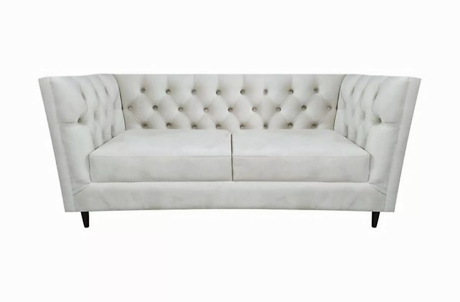 JVmoebel Chesterfield-Sofa Wohnzimmer Sofa Zweisitzer Couch Leder Sofas Pol günstig online kaufen