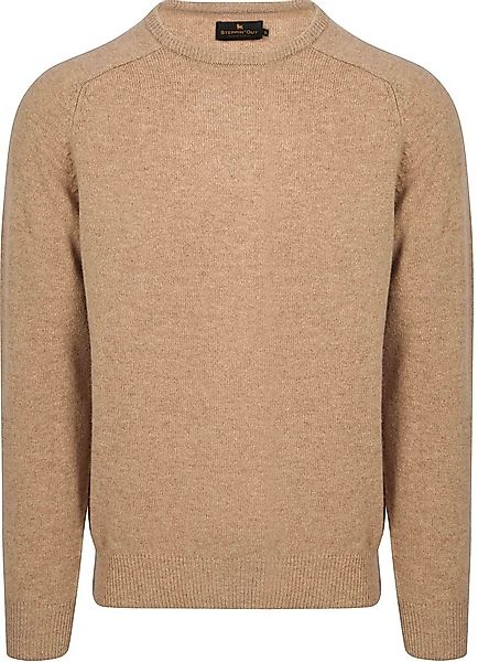 Steppin' Out Pullover Lammwolle Beige - Größe S günstig online kaufen