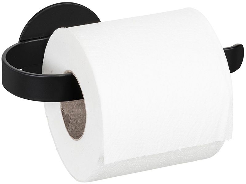 WENKO Toilettenpapierhalter "Turbo-Loc Modell Bivio" aus Aluminium, Befesti günstig online kaufen