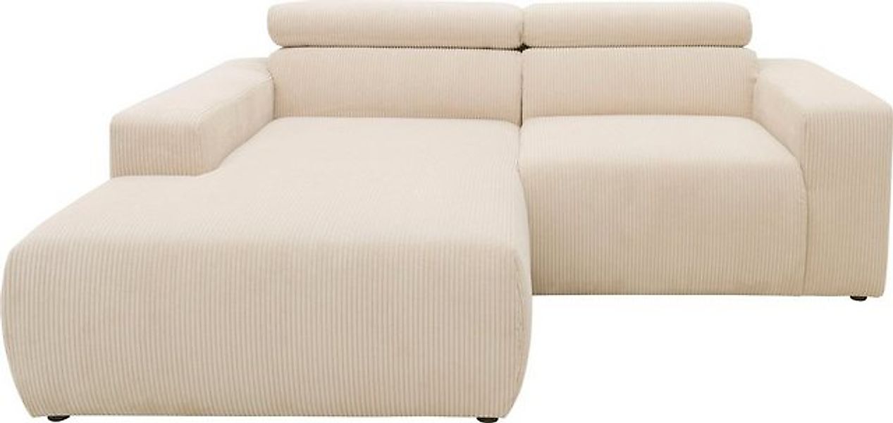 DOMO collection Ecksofa Brandon Sitzbelastung 140 kg, kleine Ausführung B/T günstig online kaufen