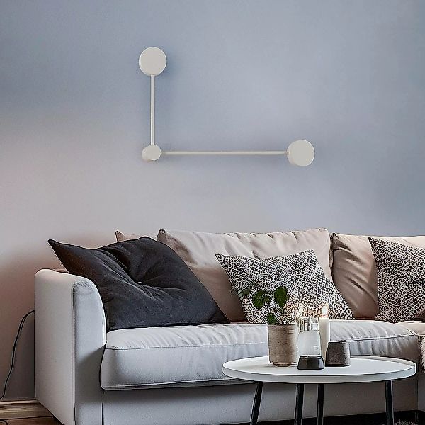Wandleuchte Orbit II 20/40, weiß, zweiflammig günstig online kaufen