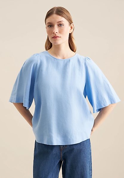 seidensticker Shirtbluse "Schwarze Rose", Kurzarm Rundhals Uni günstig online kaufen