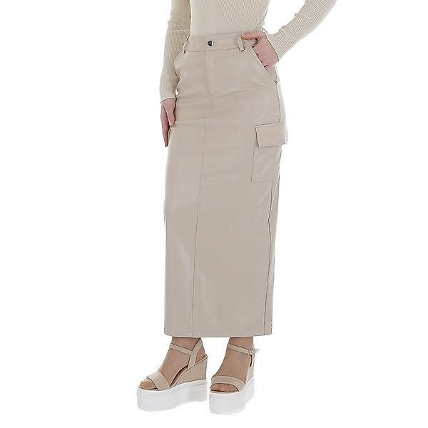 Ital-Design Lederimitatrock Damen Elegant (86365165) Stretch günstig online kaufen
