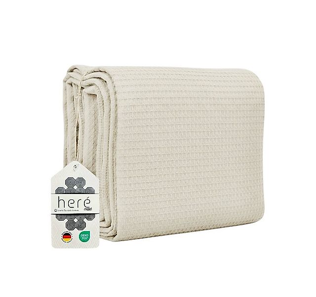 herémood Tagesdecke Wohndecke 150×200 cm aus 100% Baumwolle, Sofadecke & Be günstig online kaufen