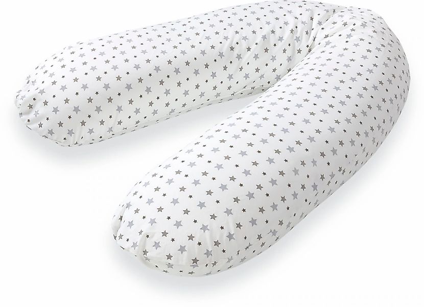 Träumeland Stillkissen "Stillkissen elastisch weiß mit grauen Sterne" günstig online kaufen