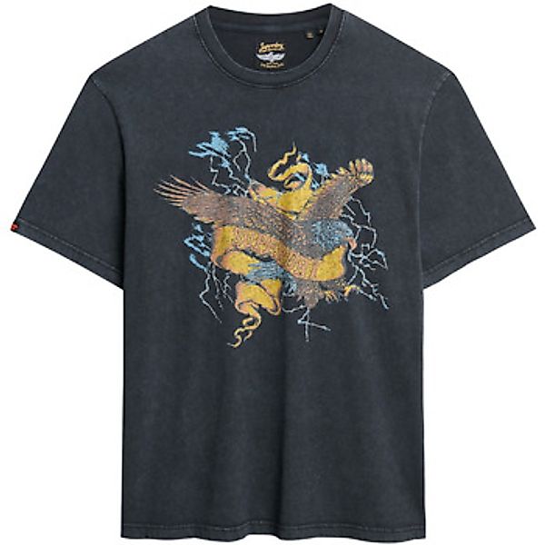 Superdry  T-Shirt T-shirt ample graphique  Biker Rock günstig online kaufen