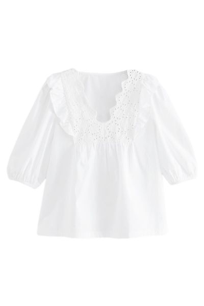 LAURA ASHLEY Rüschenbluse Laura Ashley Bluse günstig online kaufen