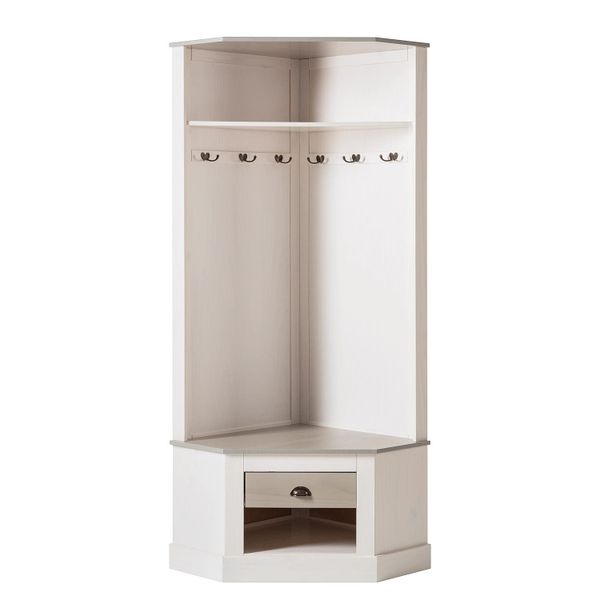 loft24 Kompaktgarderobe Tommy Garderobe, Dielenmöbel, Kiefer, günstig online kaufen