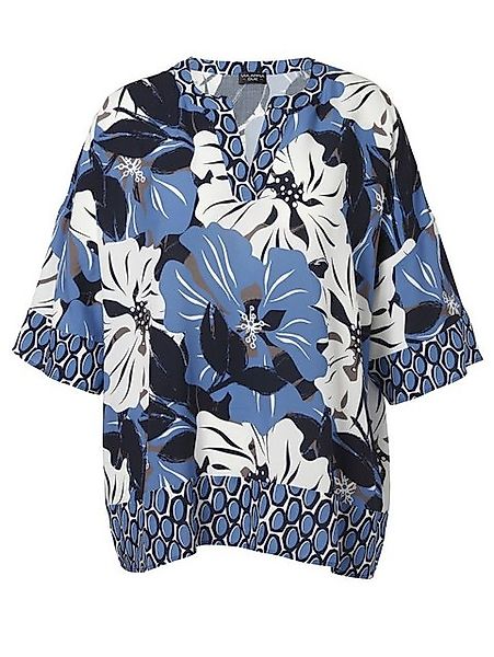 VIA APPIA DUE Klassische Bluse mit gepunktetem, floralem Muster-Mix günstig online kaufen