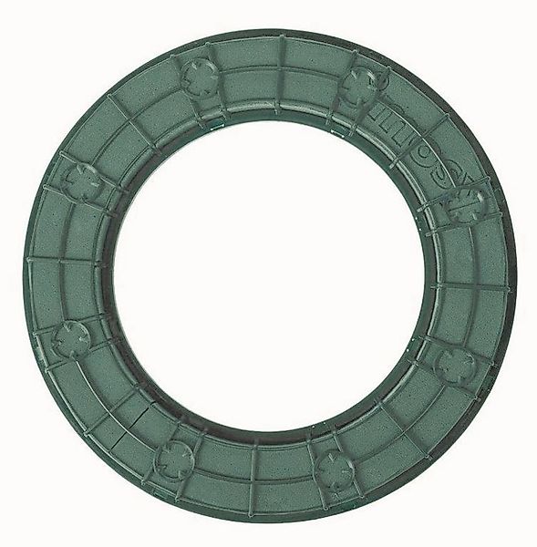 mosy Bastelmoos Steckmasse-Kranz, 35 cm, m. Wasserspeicher, Gitter m. Kerze günstig online kaufen