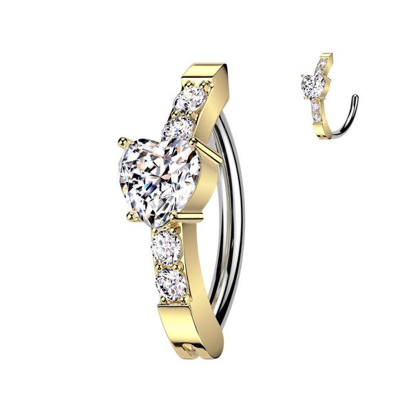 Taffstyle Bauchnabelpiercing Bauchnabelpiercing Clicker Bauchnabel Ring günstig online kaufen
