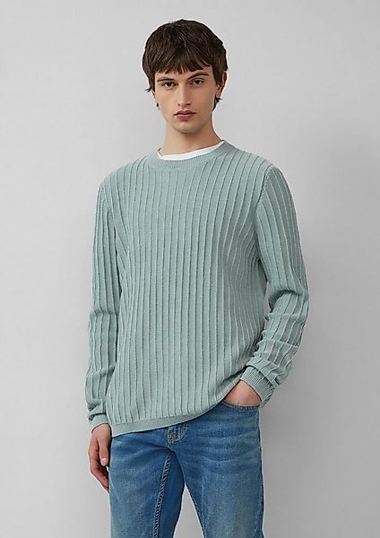 QS Longpullover Strickpullover Baumwollpullover in Strukturstrick günstig online kaufen