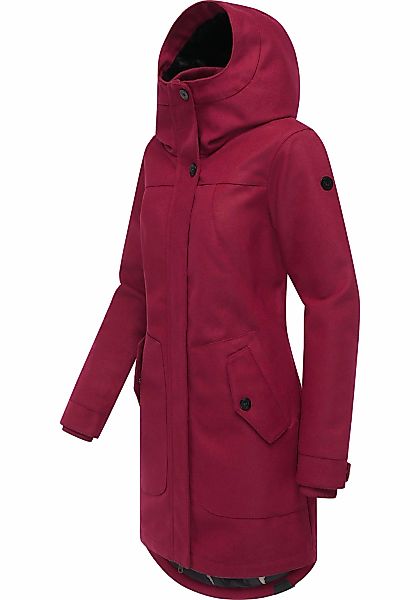 Ragwear Wintermantel "Jannisa Coat" Klassischer Damen Kurzmantel mit Kapuze günstig online kaufen