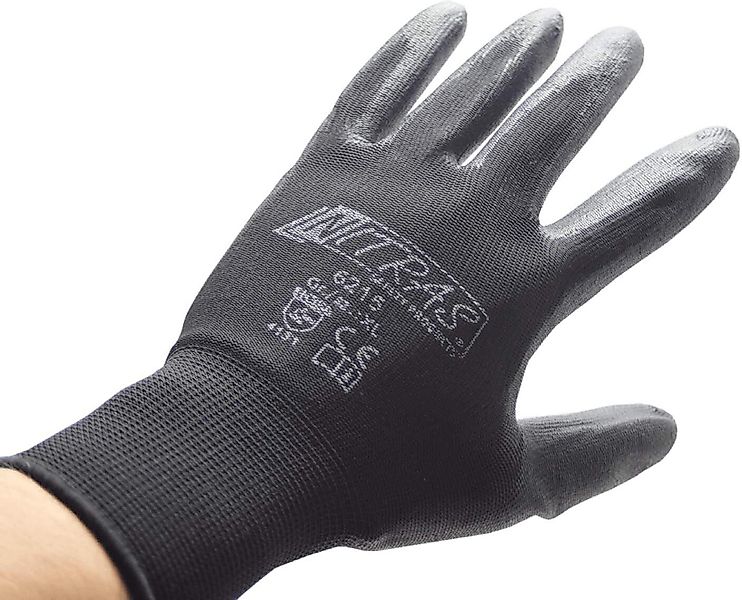 Nitras Arbeitshandschuhe 6215 Nylon Strickhandschuh Schutzhandschuhe günstig online kaufen