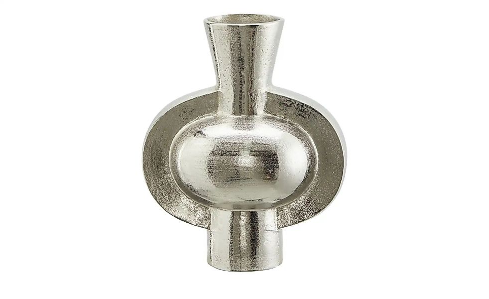 HOME STORY Vase ¦ silber ¦ Aluminium ¦ Maße (cm): B: 26 H: 32 T: 16 Accesso günstig online kaufen