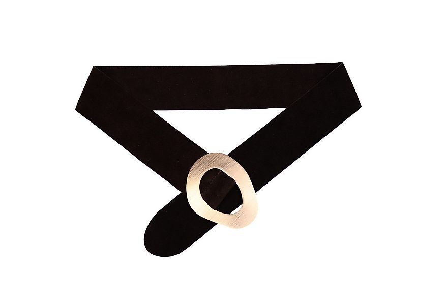 MIRROSI Taillengürtel aus Echtleder Große Schnalle mit breitem Bund (7cm Br günstig online kaufen