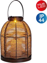 näve LED Solarleuchte "Korbinian" 1 Stk. Warmweiß Schnurbespannung, Haltegr günstig online kaufen
