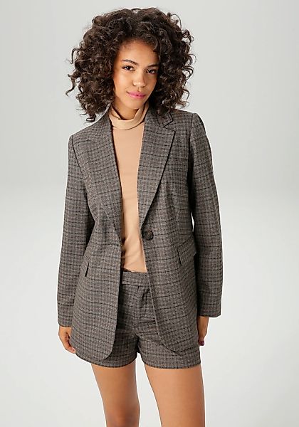 Aniston CASUAL Longblazer, im dezenten karo-Dessin - NEUE KOLLEKTION günstig online kaufen
