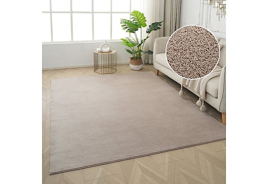 my home Teppich Cali light, weich, modern, waschbar, rechteckig, Höhe: 13 m günstig online kaufen