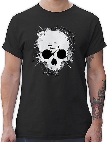 Shirtracer T-Shirt Ride or die - Totenkopf Fahrrad Fahrrad Bekleidung Radsp günstig online kaufen
