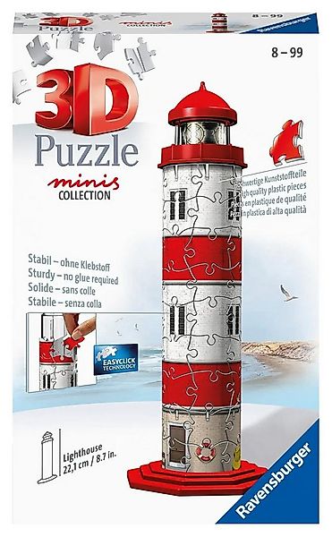 Ravensburger Puzzle Ravensburger 3D Puzzle 11273 - Mini Leuchtturm - 54 Tei günstig online kaufen
